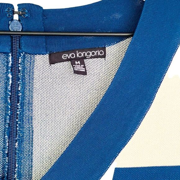 Eva Longoria Striped Dress Size Medium - Picture 4 of 4